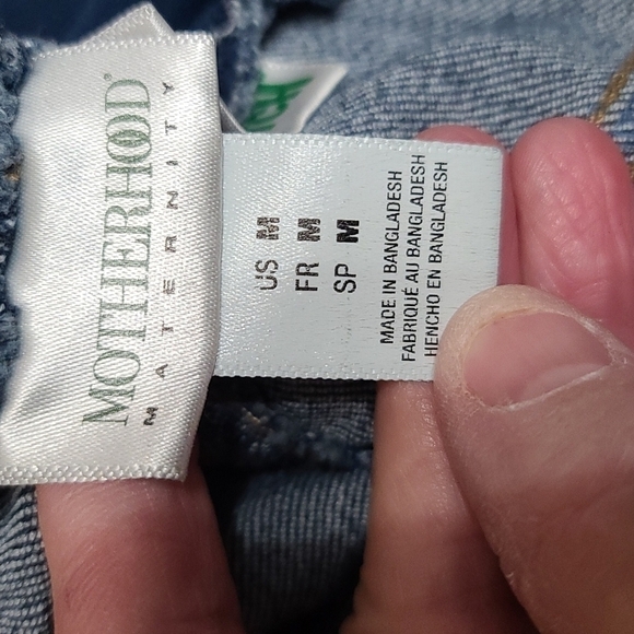 Motherhood Maternity Stretch Jeans Pockets Stretch Panel Size M EUC - Picture 6 of 9